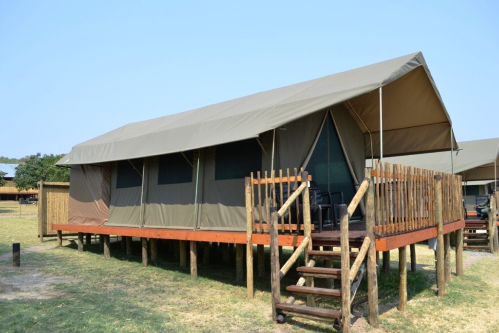 Botswana safari tent