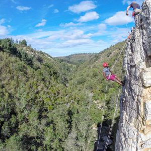 abseiling